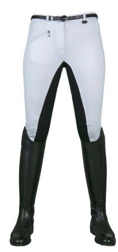 Pantalon Basic Belmtex Grip EASY, fond peau - Pantalons d'équitation à fond intégral