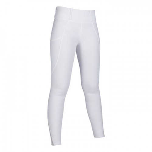 Leggings equitation blanc LISA, fond silicone - Pantalons d'quitation  fond intgral