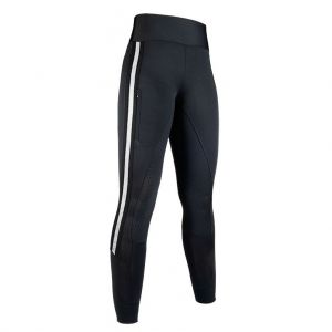 Leggings Silver Stripe Style, fond silicone