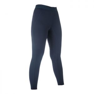 Leggings equitation Junior TABEA, fond silicone