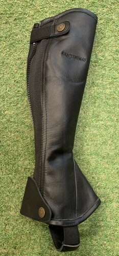 Mini-chaps cuir huilé XXS - Destockage boots & bottes