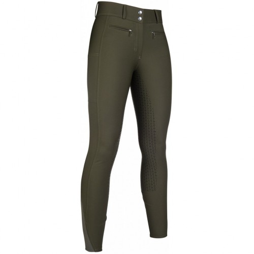 Pantalon Ceinture Haute LIV grip silicone - Pantalons d'équitation à fond intégral