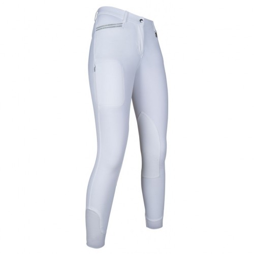 Pantalon EVA Flap Mondiale basanes tissu - Pantalons d'équitation à basanes
