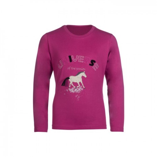 Polo equitation manches longues POLLY - T-shirts & polos d'quitation enfant