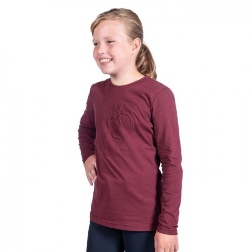 T-shirt manches longues Amélie - T-shirts & polos d'quitation enfant
